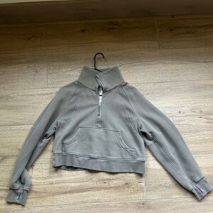 lululemon athletica Cropped Half-Zip Pullover - Sage